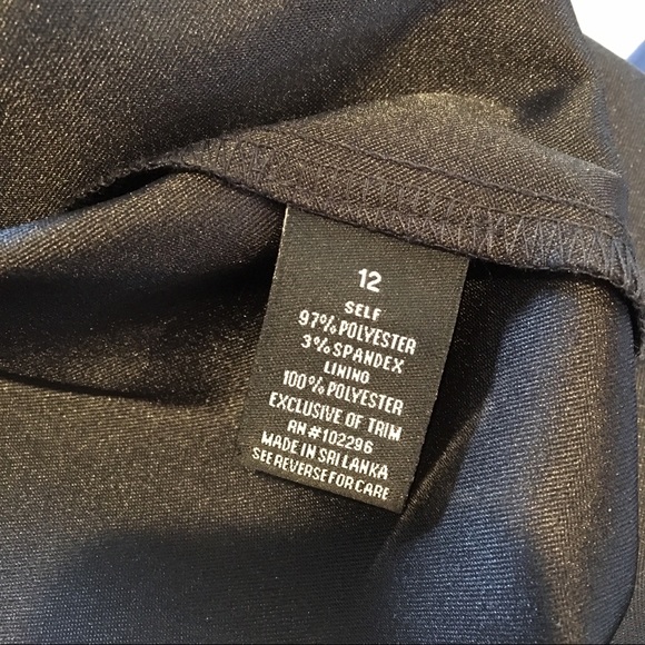 Gorgeous black dress with reddish bow. NWT. - Picture 7 of 8